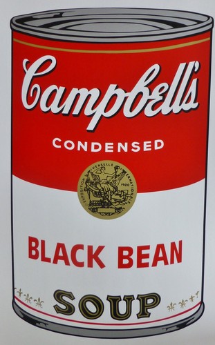 Andy warhol campbells noir - campbells',