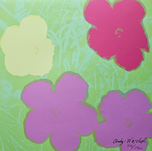 Andy warhol poppy - flowers, 1986